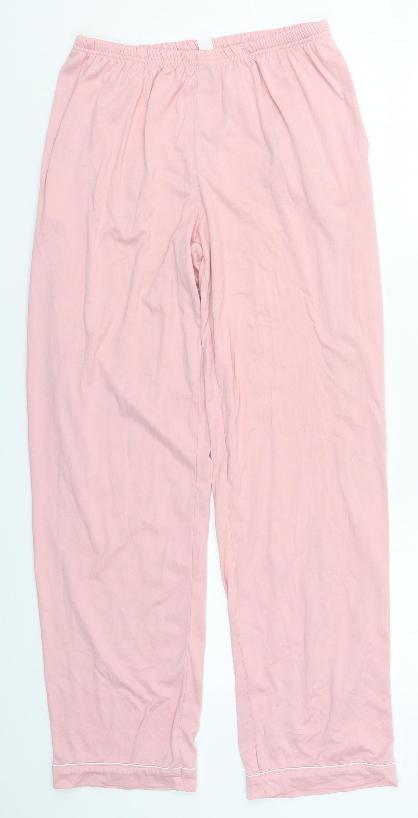 Preworn Womens Pink  Viscose Trousers  Size S L30 in Regular  - Pyjama Pants