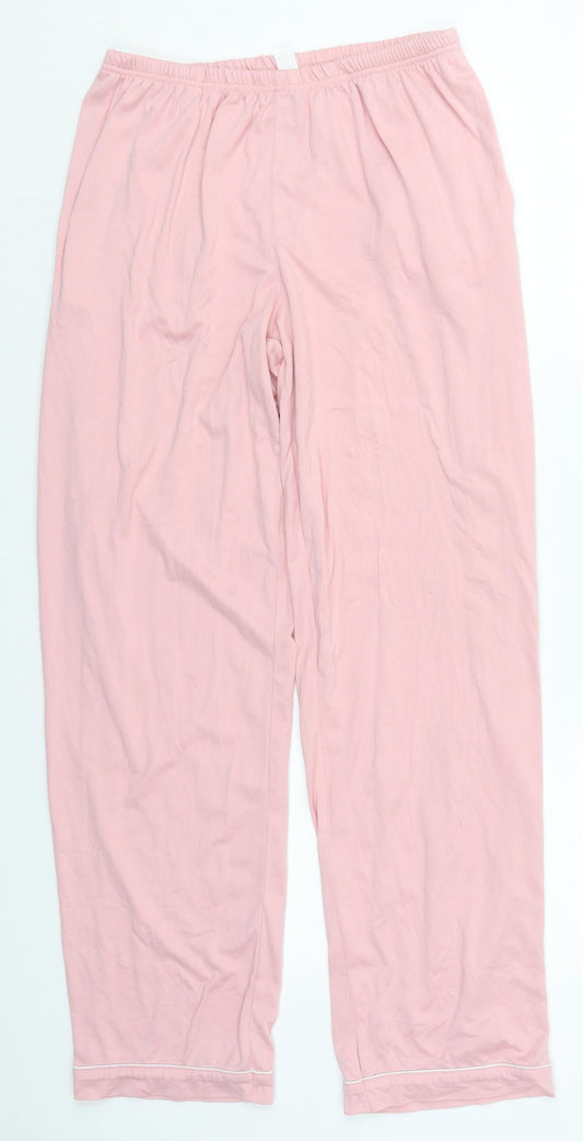 Preworn Womens Pink  Viscose Trousers  Size S L30 in Regular  - Pyjama Pants