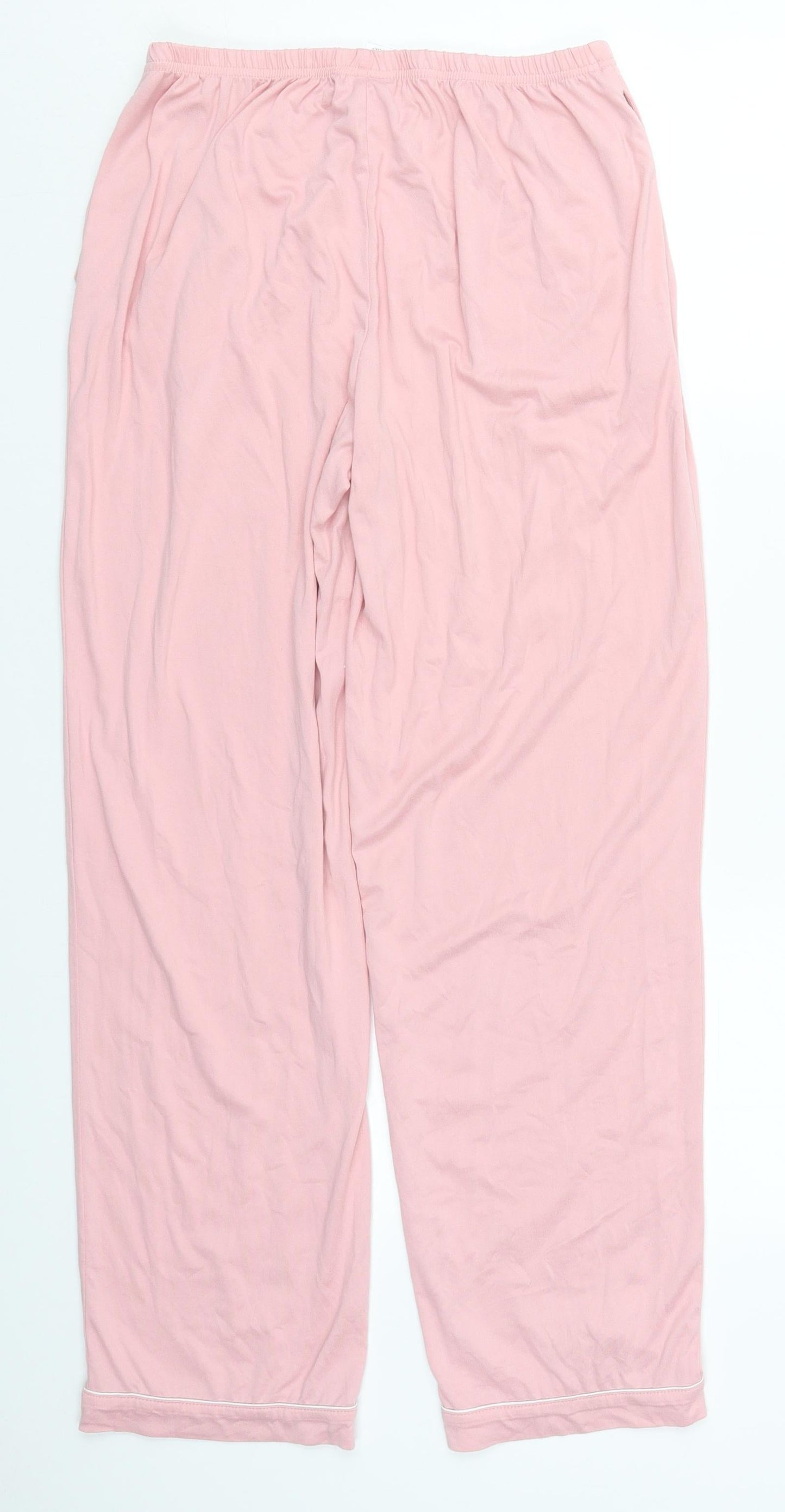 Preworn Womens Pink  Viscose Trousers  Size S L30 in Regular  - Pyjama Pants