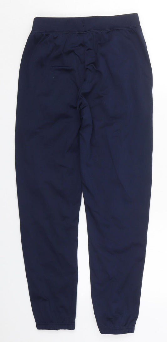 Preworn Mens Blue  Polyester Sweatpants Trousers Size 23 in L24 in Regular
