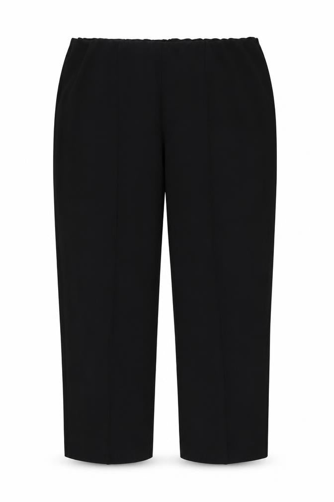 Isle Womens Black  Polyester Trousers  Size 18 L27.5 in Regular