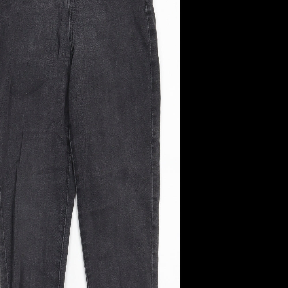 Denim Co. Womens Grey  Cotton Jegging Jeans Size 10 L25 in Slim Zip