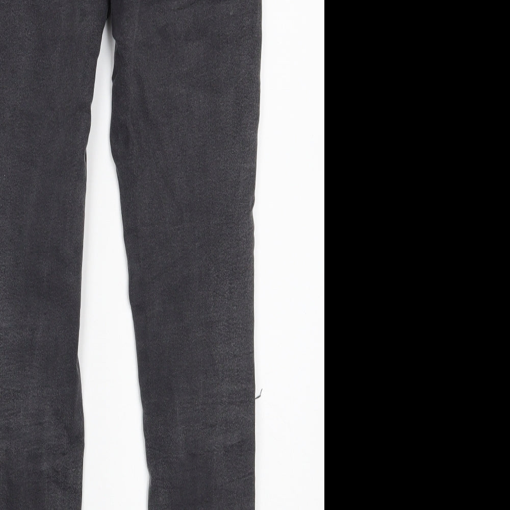 Denim Co. Womens Grey  Cotton Jegging Jeans Size 10 L25 in Slim Zip