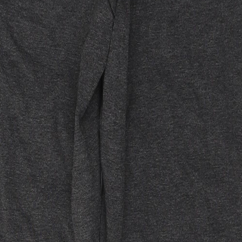 Marks and Spencer Womens Grey  Viscose Trousers  Size 12 L28 in Regular