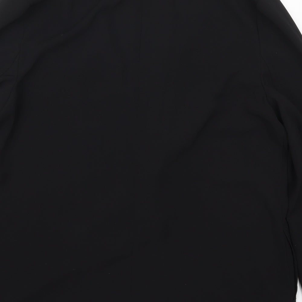New Look Womens Black   Jacket  Size 12  Button