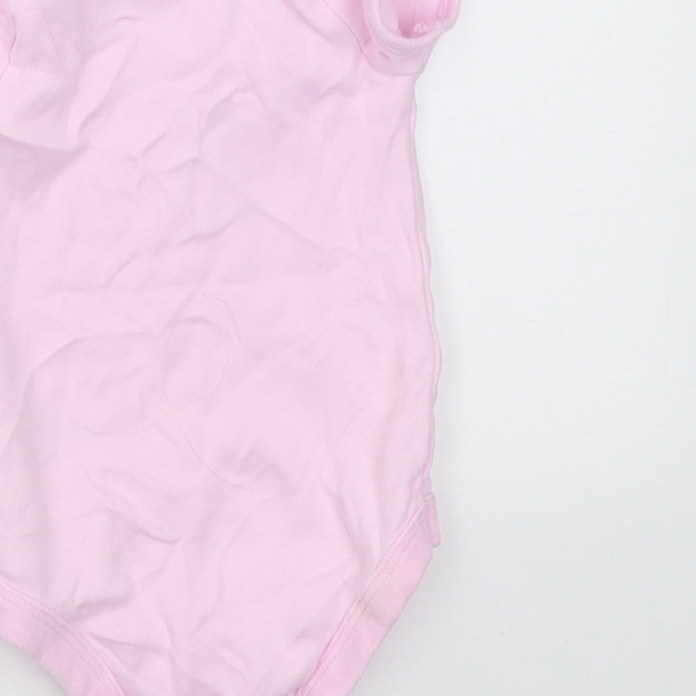 BHS Girls Pink  Cotton Babygrow One-Piece Size Newborn  Button - Best Friends