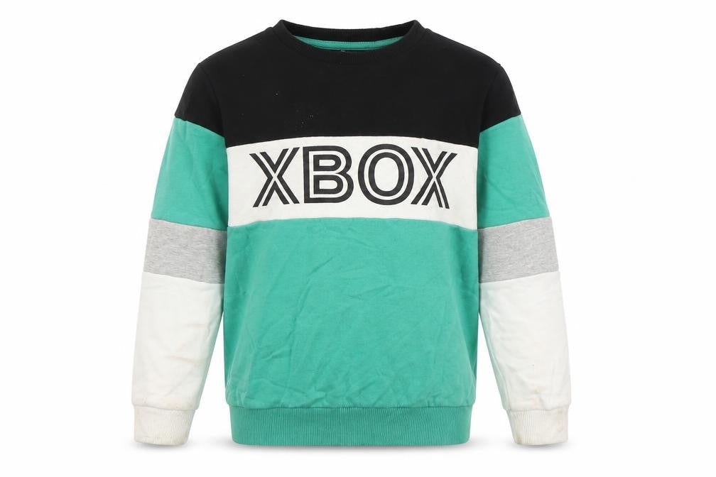 George Boys Multicoloured  Cotton Pullover Sweatshirt Size 8-9 Years  Pullover - XBOX