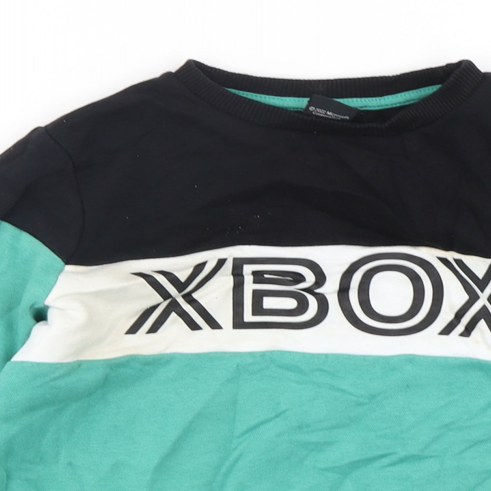 George Boys Multicoloured  Cotton Pullover Sweatshirt Size 8-9 Years  Pullover - XBOX