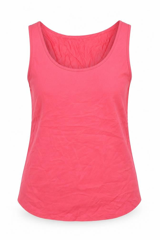 French Connection Womens Pink  Polyester Basic Tank Size XS Round Neck