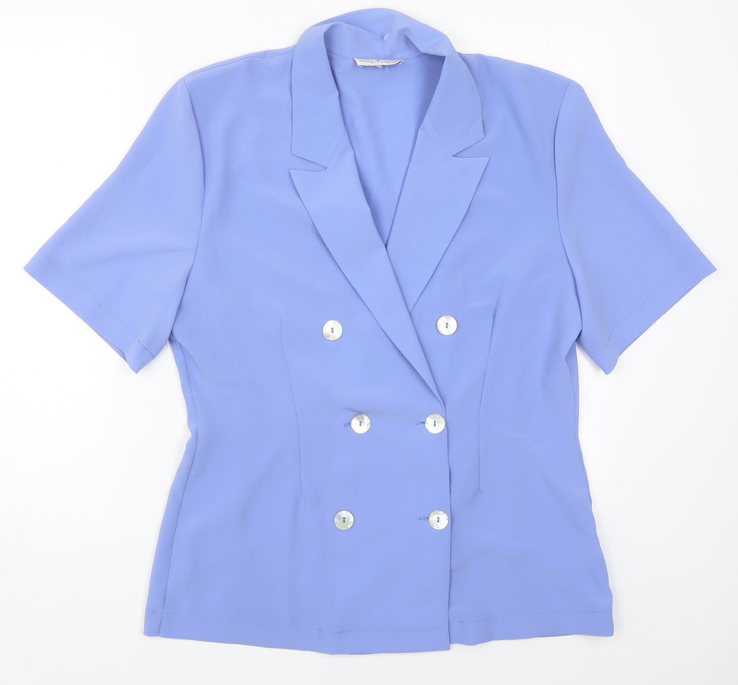 House of Fraser Womens Blue   Jacket  Size 12  Button