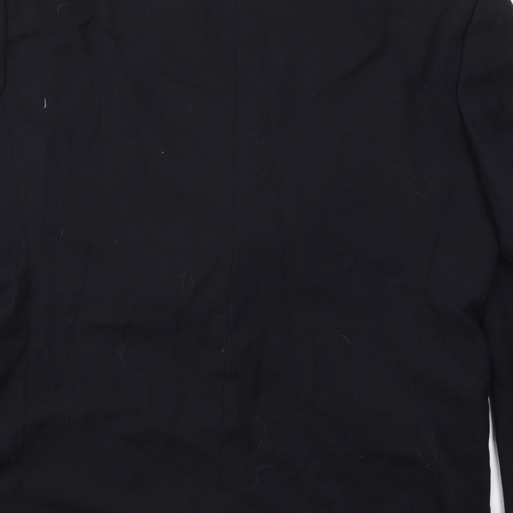 Westbrook Mens Blue  Polyester Jacket Suit Jacket Size 42