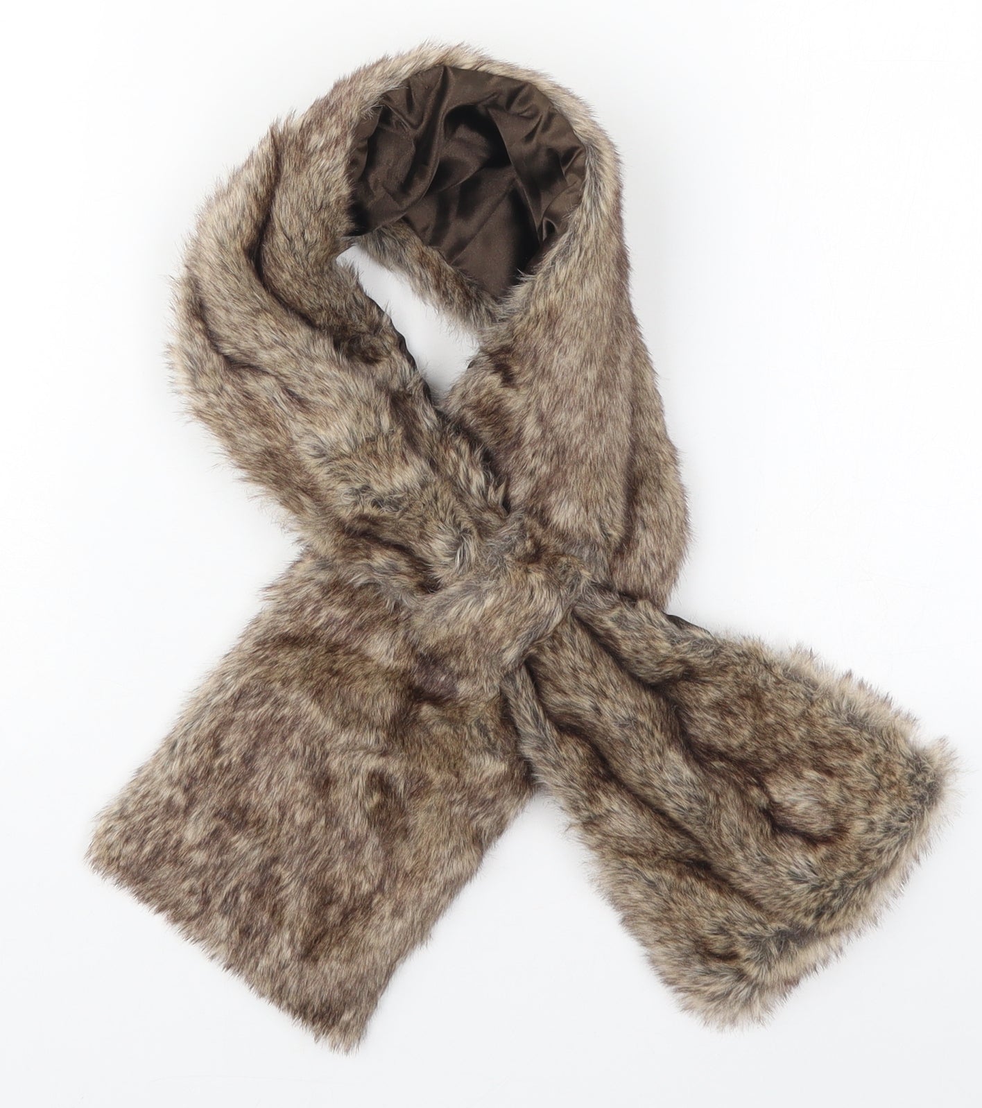 George Womens Brown  Polyester  Scarf