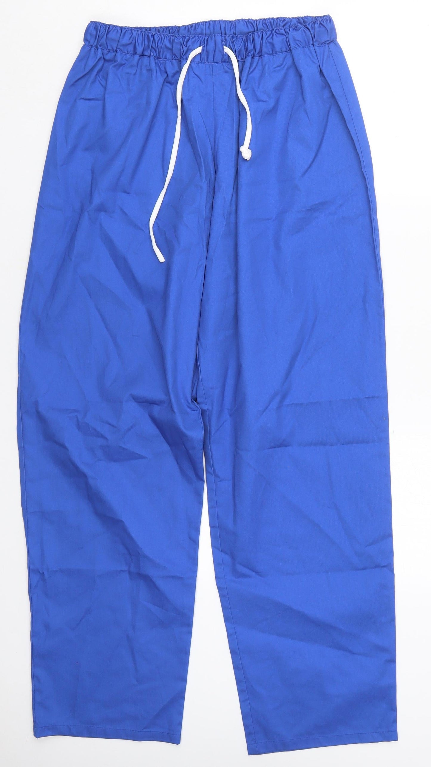 Alexandra Womens Blue  Polyester Trousers  Size M L31 in Regular Drawstring