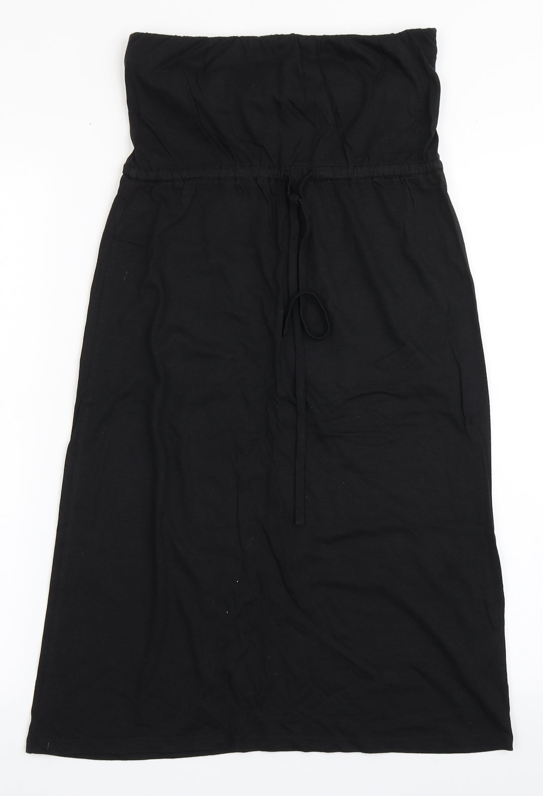 New Look Womens Black  Cotton A-Line  Size 10  Off the Shoulder Pullover