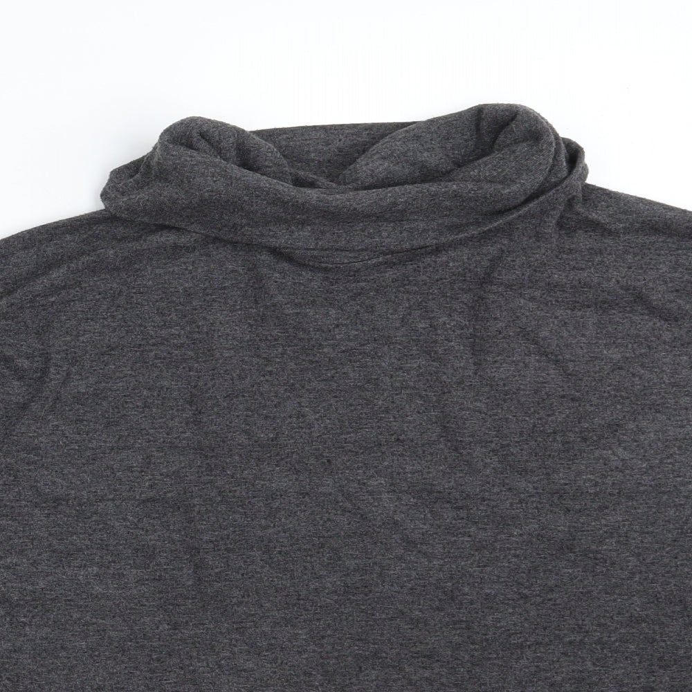 New Look Womens Grey  Polyester Pullover Sweatshirt Size 14