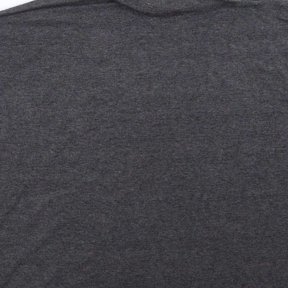 New Look Womens Grey  Polyester Pullover Sweatshirt Size 14