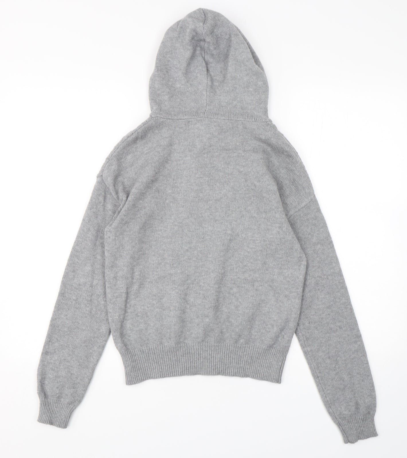 Primark Womens Grey  Viscose Pullover Hoodie Size 6  Pullover