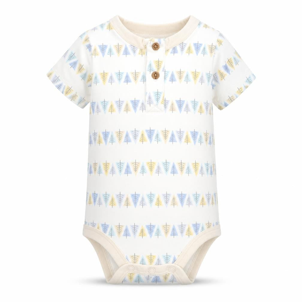 Disney Baby Baby White Geometric 100% Cotton Babygrow One-Piece Size 3-6 Months  Snap - Winnie the pooh
