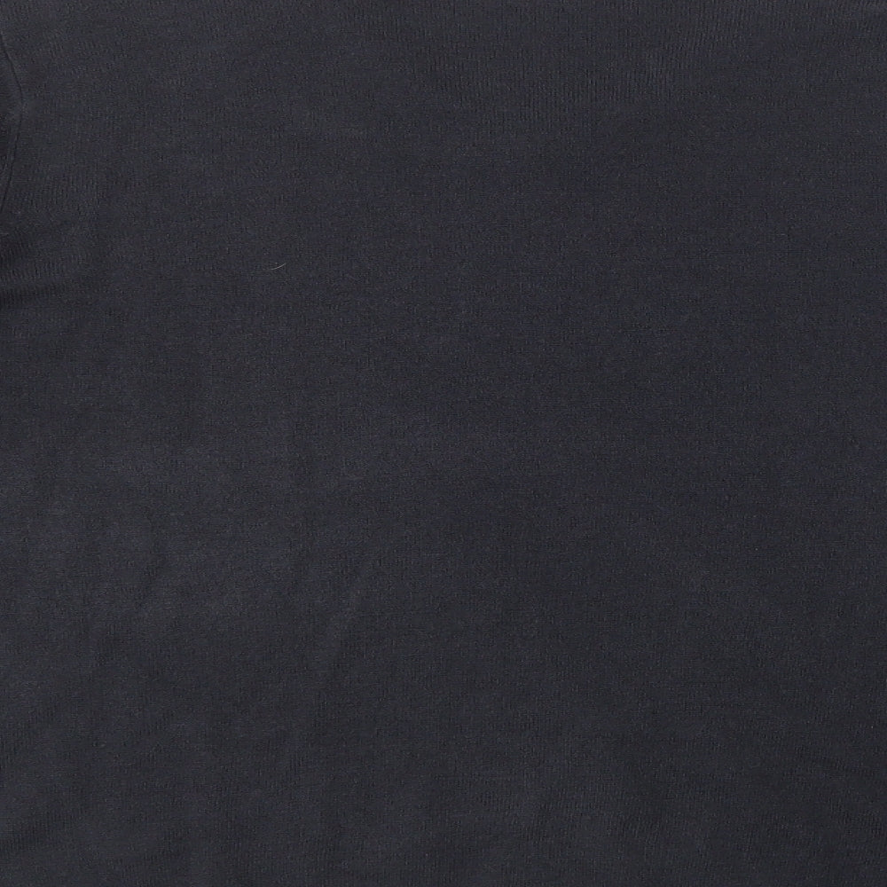 Marks and Spencer Mens Grey V-Neck  Acrylic Pullover Jumper Size L