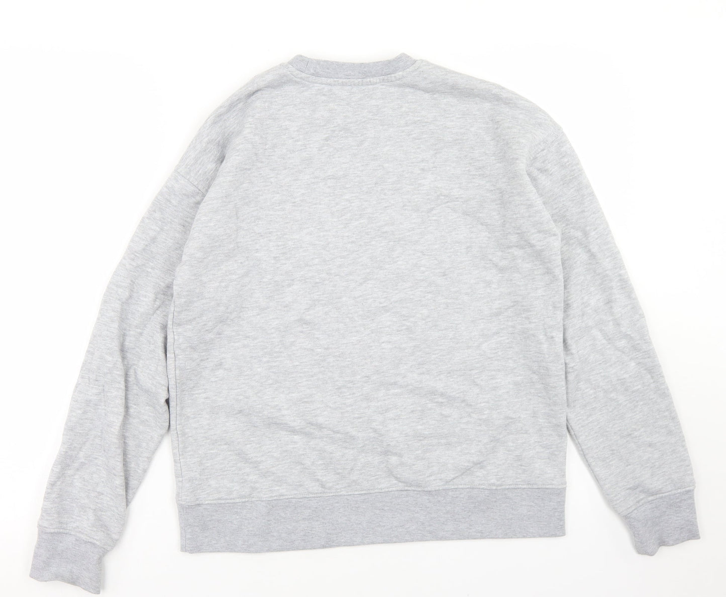 Primark Womens Grey  Cotton Pullover Sweatshirt Size 2XS