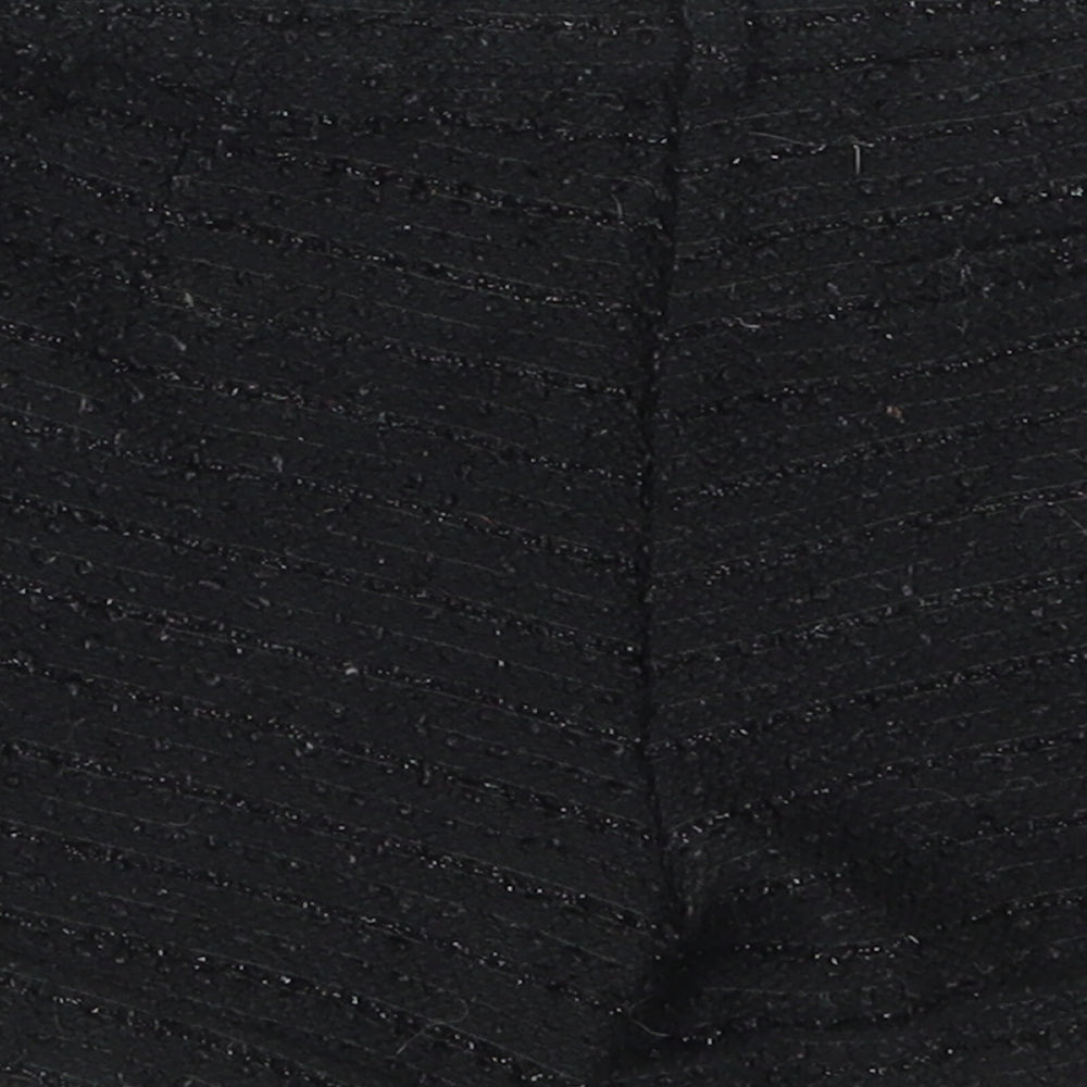 George Girls Black  Polyester Mom Shorts Size 6-7 Years  Regular Hook & Eye