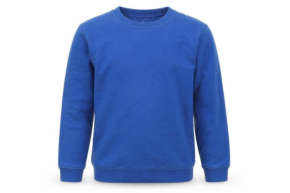 Nutmeg Boys Blue  Cotton Pullover Sweatshirt Size 8-9 Years  Pullover
