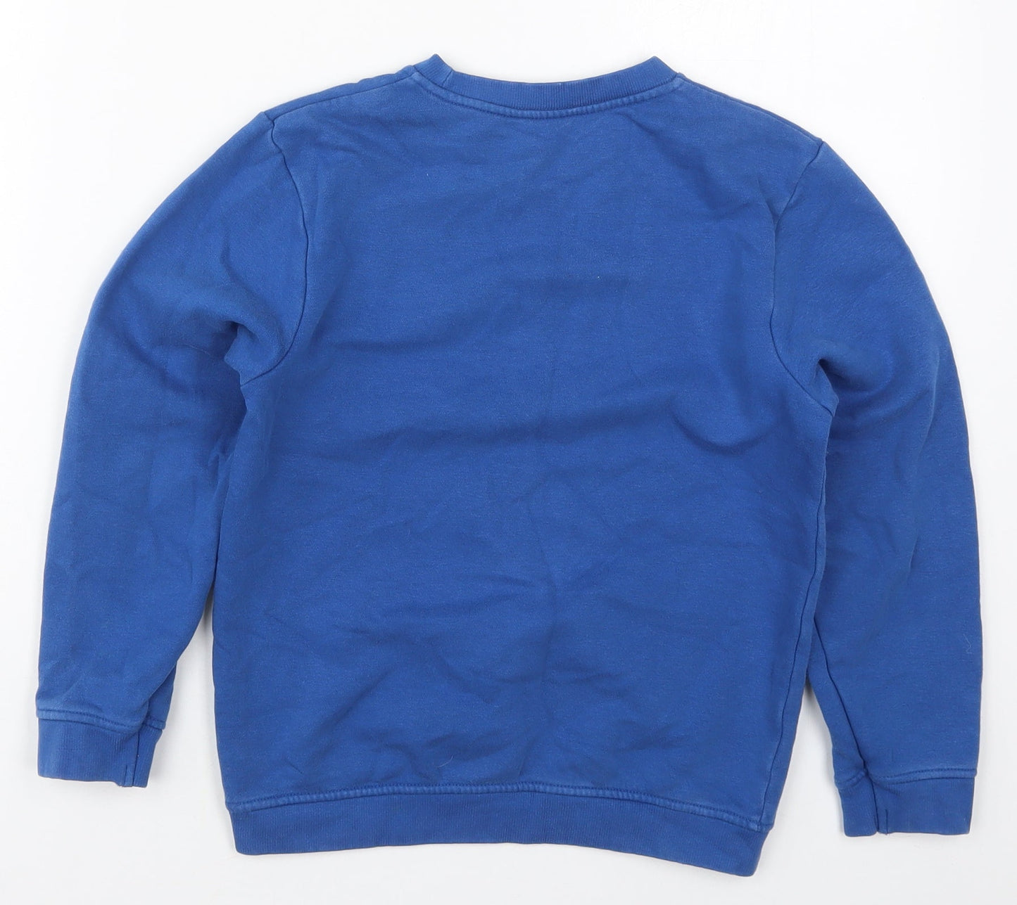 Nutmeg Boys Blue  Cotton Pullover Sweatshirt Size 8-9 Years  Pullover