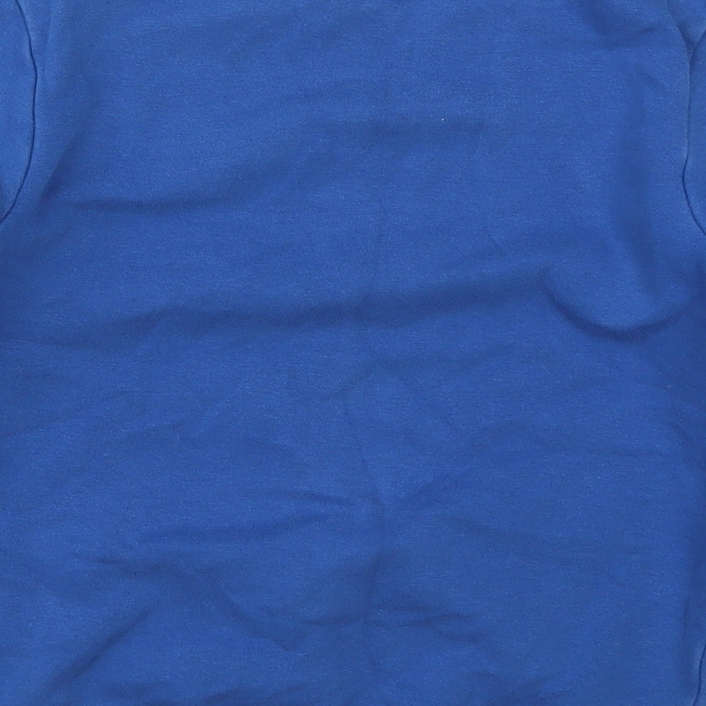 Nutmeg Boys Blue  Cotton Pullover Sweatshirt Size 8-9 Years  Pullover