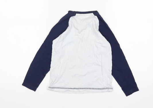 Dunnes Stores Boys Multicoloured  Cotton Basic T-Shirt Size 6 Years Round Neck Pullover