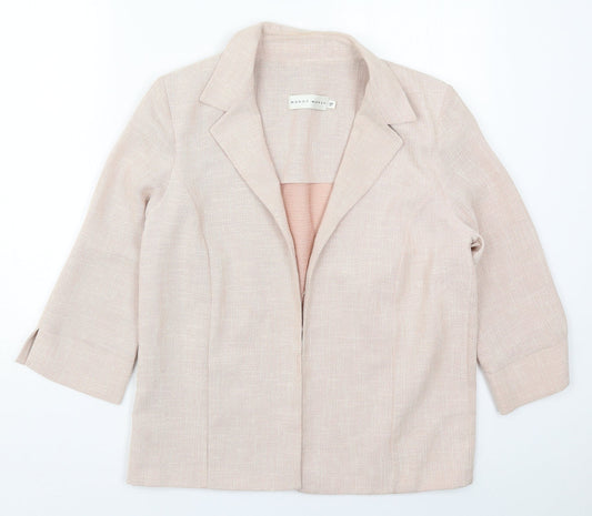 Mandy Marsh Womens Pink   Jacket  Size 12