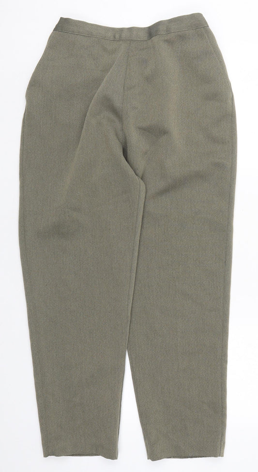 Saira of Manchester Womens Green  Polyester Trousers  Size 18 L27 in Regular