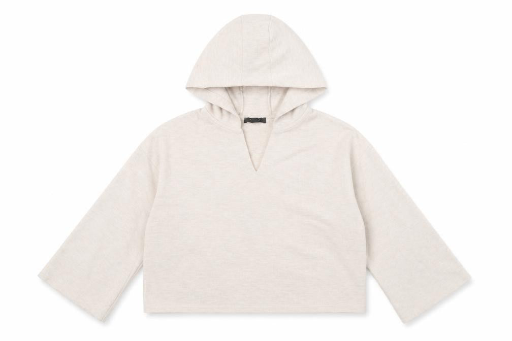 Primark Womens Beige  Polyester Pullover Hoodie Size 4  Pullover