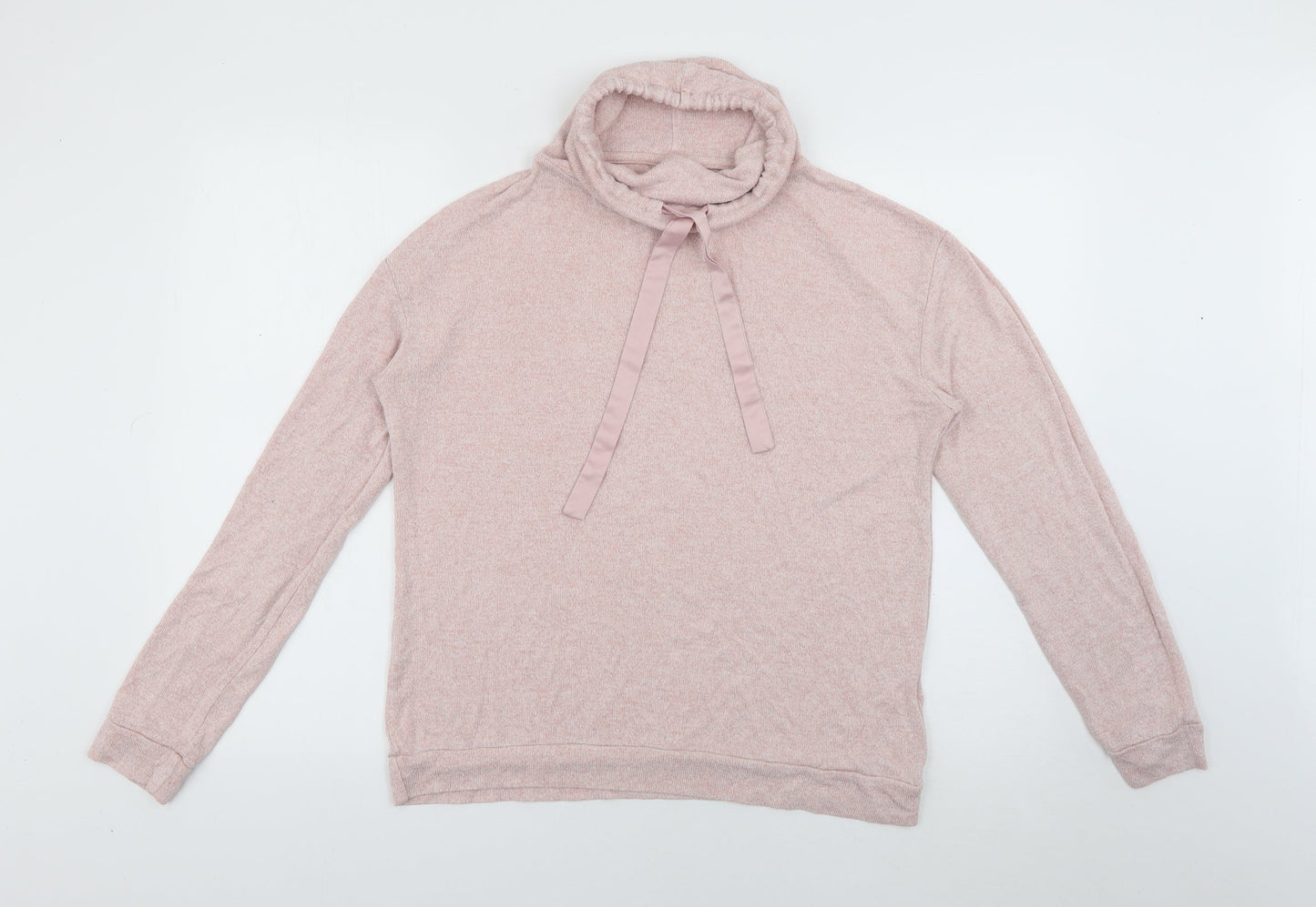NEXT Womens Pink Roll Neck  Viscose Pullover Jumper Size M