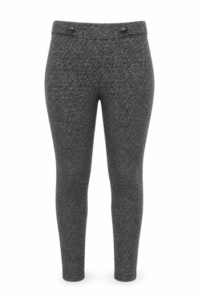 TU Womens Grey  Polyester Jegging Leggings Size 8 L29 in