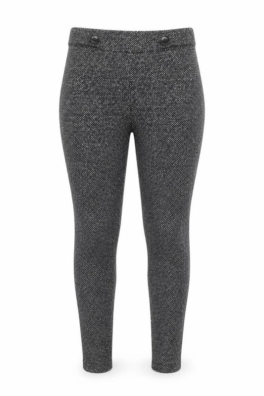 TU Womens Grey  Polyester Jegging Leggings Size 8 L29 in