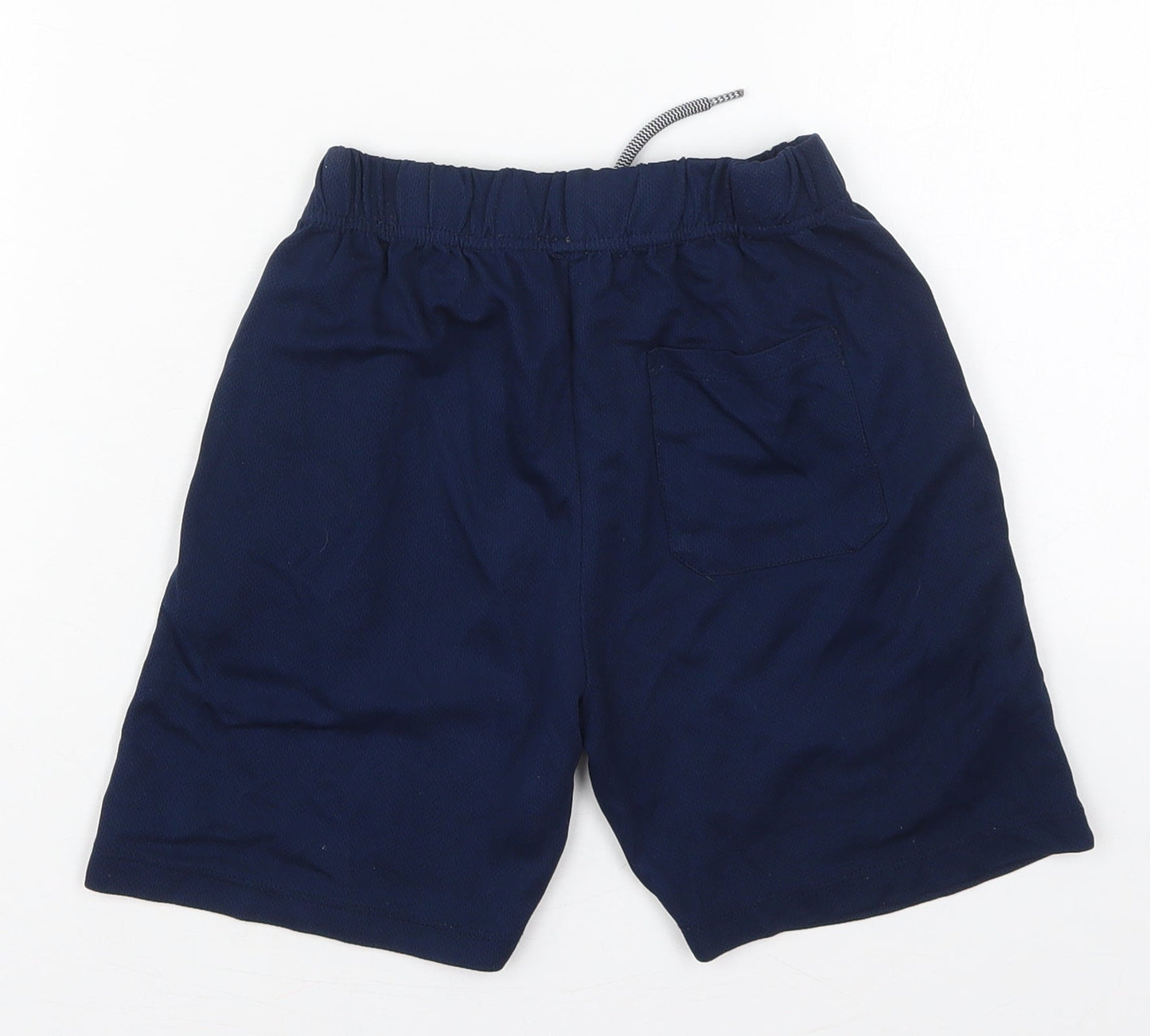 Pep&Co Boys Blue  Polyester Sweat Shorts Size 9-10 Years  Regular Drawstring