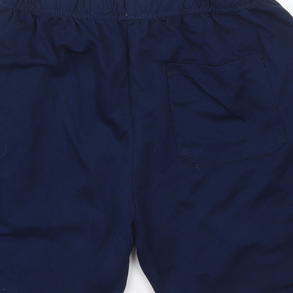 Pep&Co Boys Blue  Polyester Sweat Shorts Size 9-10 Years  Regular Drawstring