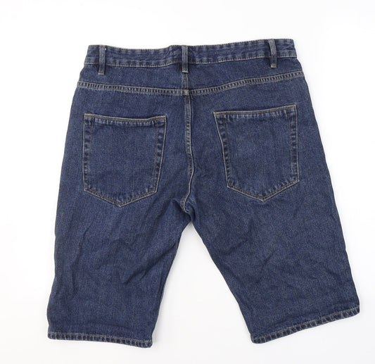 ACW 85  Mens Blue  Cotton Boyfriend Jeans Size 32 in  Regular Button