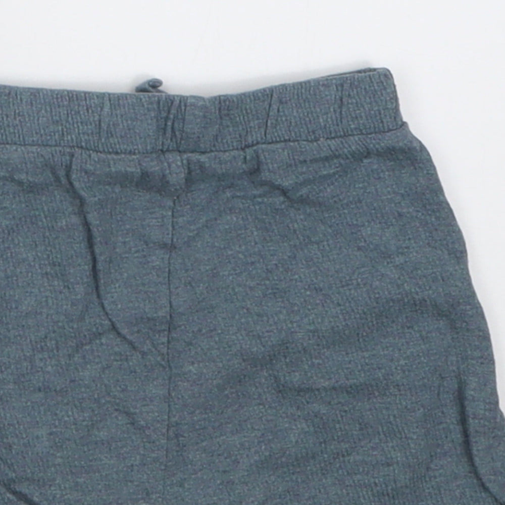George Boys Blue  Cotton Cropped Trousers Size 9-12 Months  Tie