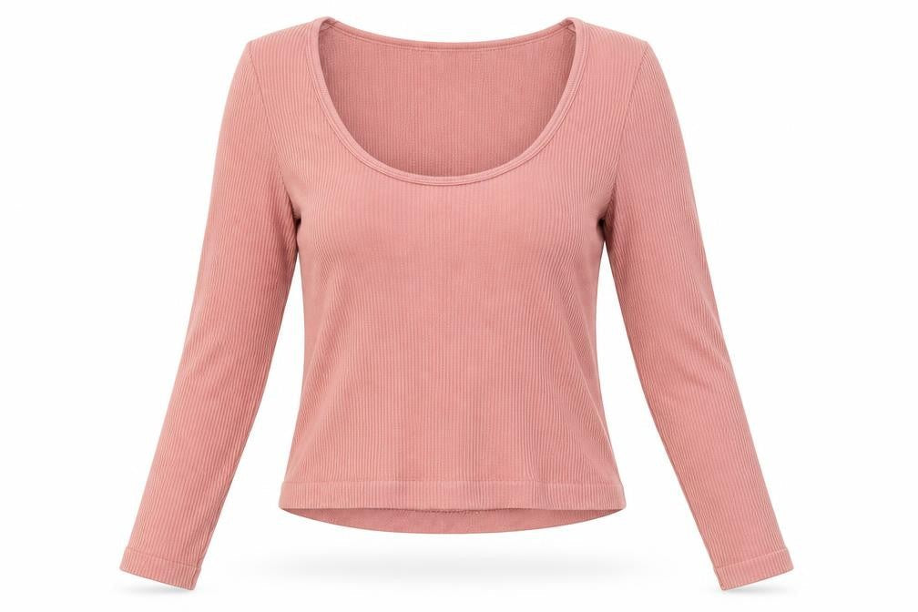Dunnes Womens Pink  Nylon Jersey Casual Size XS Round Neck Pullover