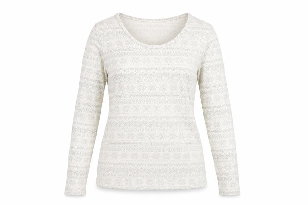 Marks and Spencer Womens White Scoop Neck  Acrylic Pullover Jumper Size 12