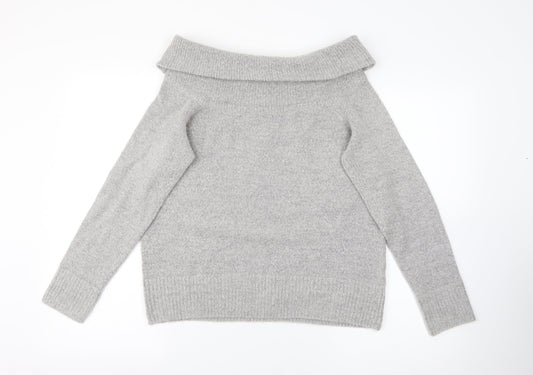 Preworn Womens Green Roll Neck  Acrylic Pullover Jumper Size 12