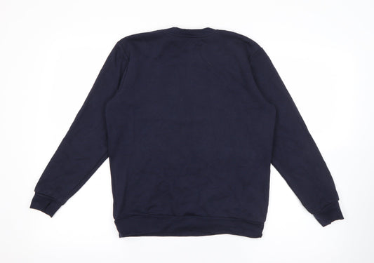 George Boys Blue  Cotton Pullover Sweatshirt Size 11-12 Years