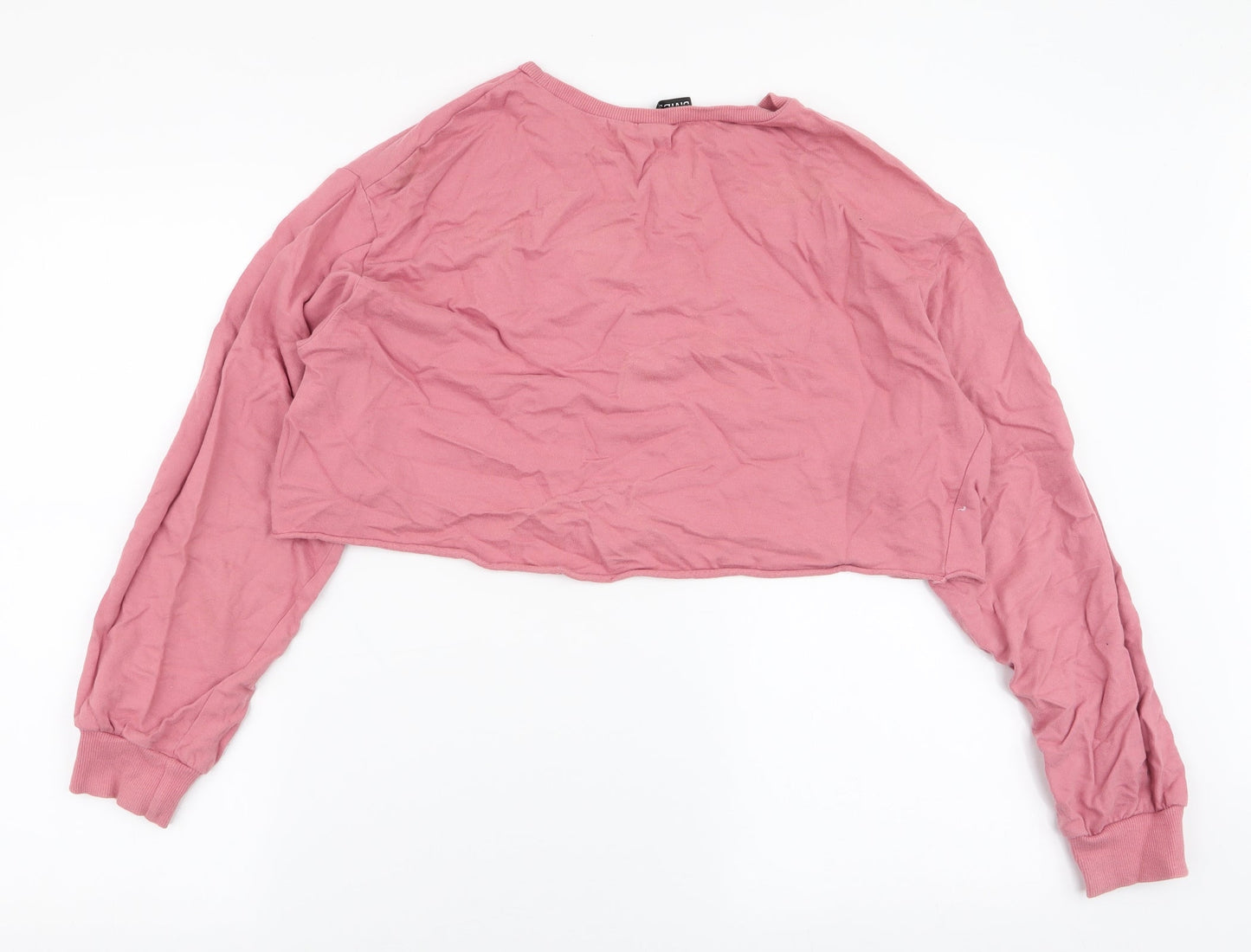 Divided by H&M Womens Pink  100% Cotton Pullover Sweatshirt Size M  Pullover - Girl Clique