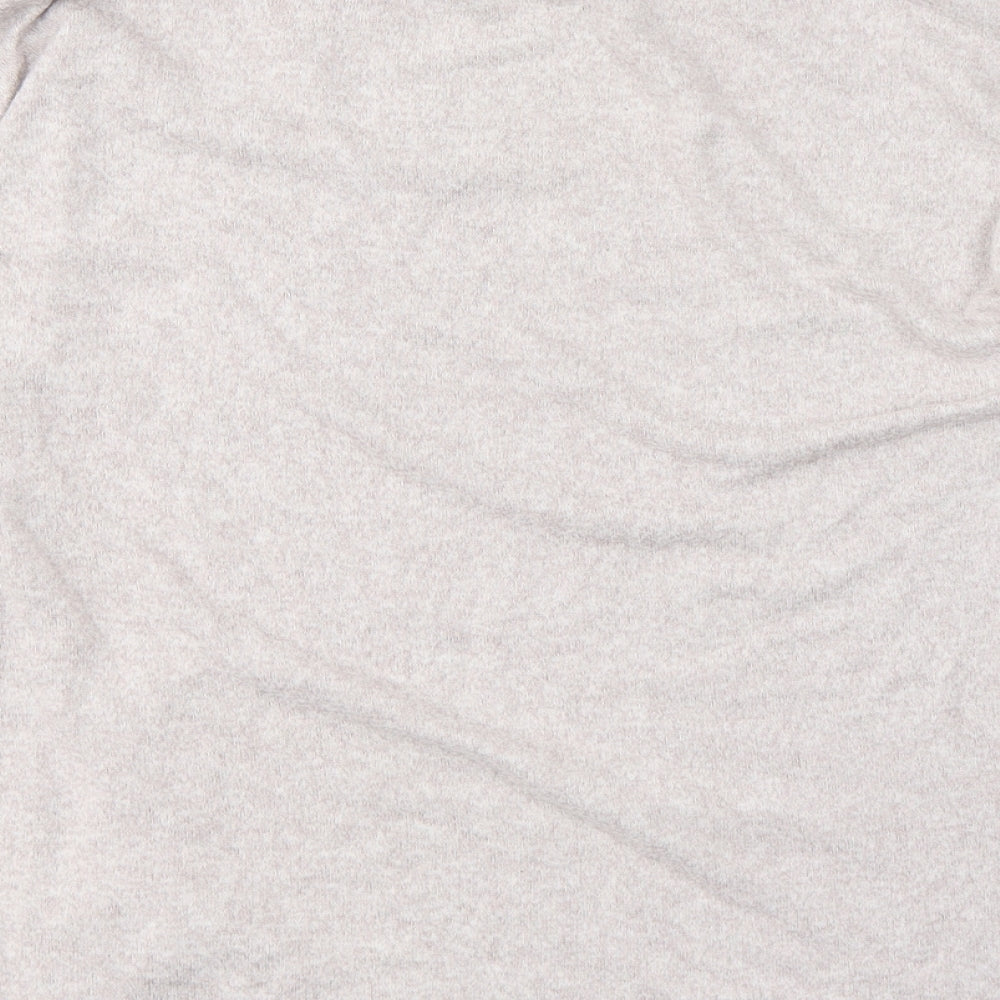 JEFF&CO Womens Pink  Polyester Jersey T-Shirt Size 10 Round Neck