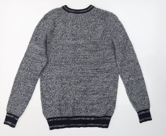 Marks and Spencer Mens Grey  Cotton Pullover Sweatshirt Size S