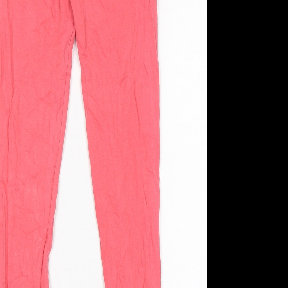 TU Girls Pink  Cotton Sweatpants Trousers Size 11 Years  Regular  - Leggings