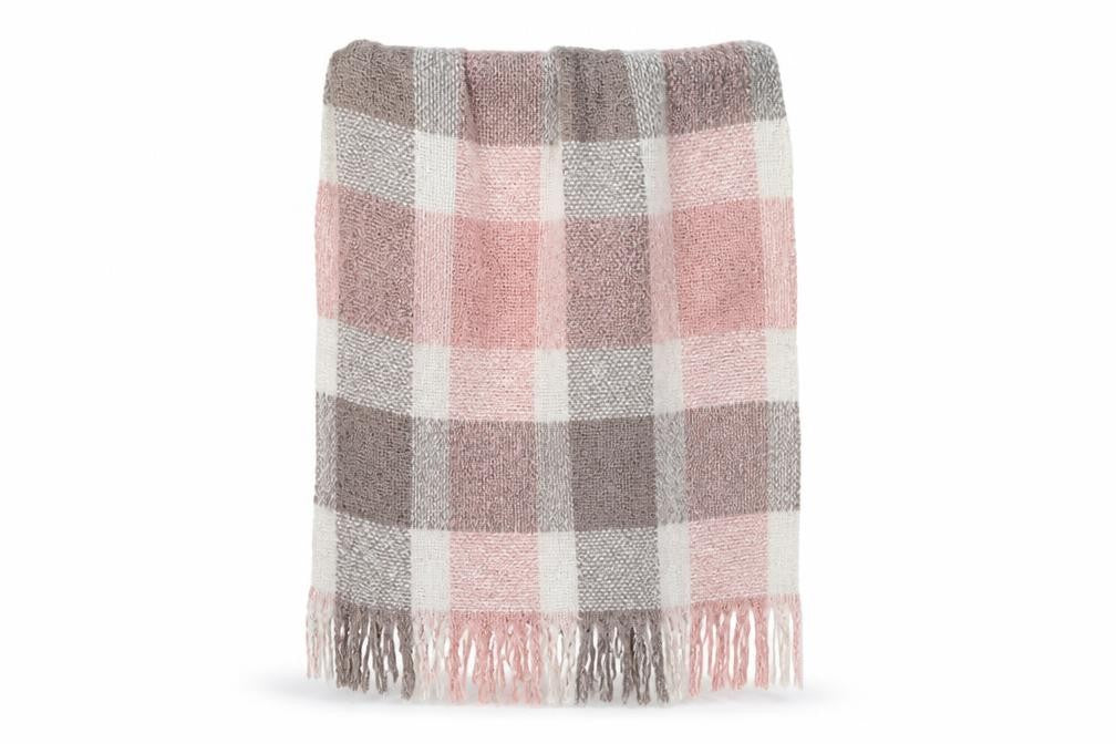Preworn  Womens Multicoloured Check Polyester  Shawl/Wrap