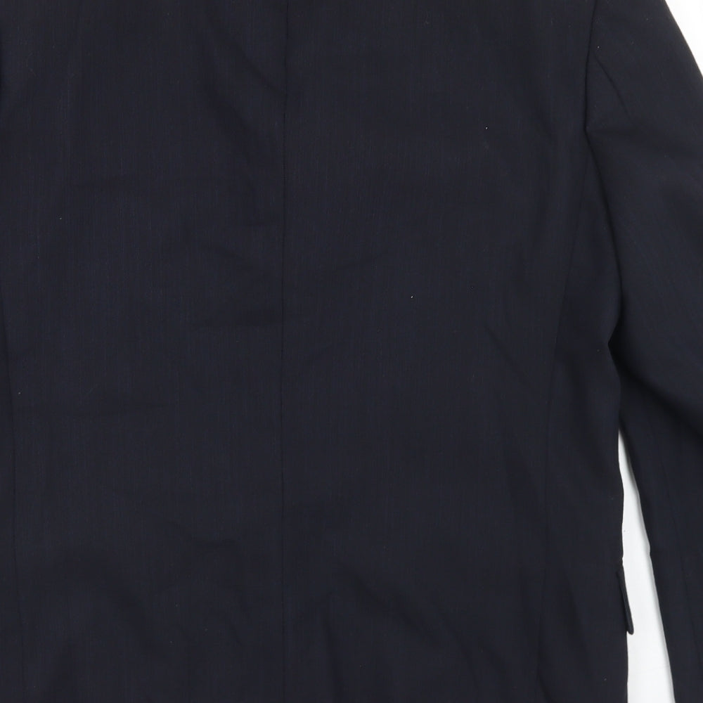 REMUS Mens Blue  Wool Jacket Blazer Size 38