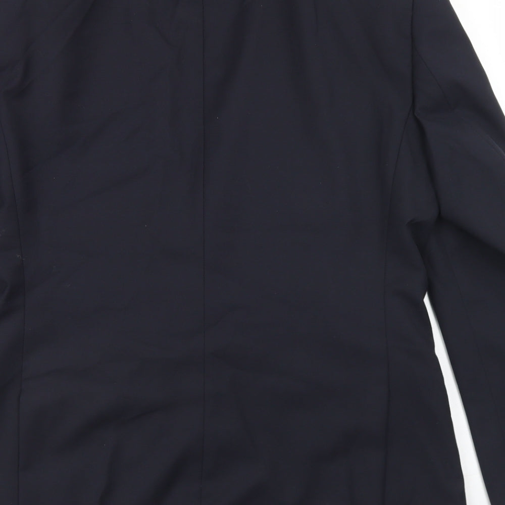 Howick Tailored Mens Blue  Wool Jacket Blazer Size 36
